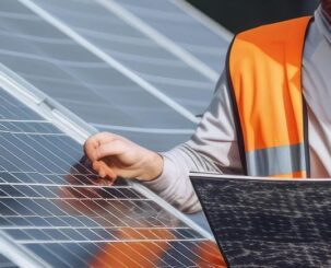 Construction finance facility for solar panel installer